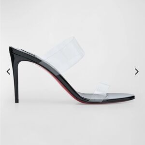 Christian Louboutin 85 PVC mules